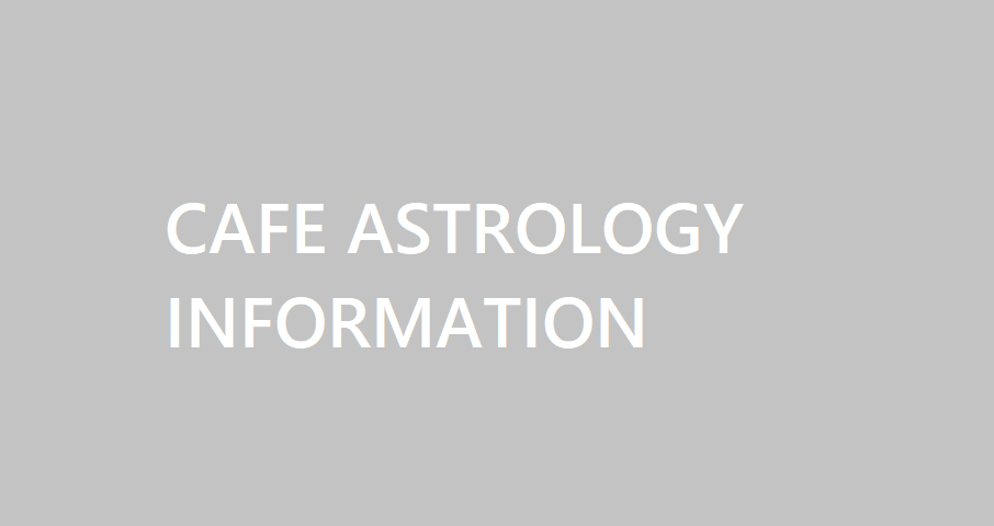 CAFE ASTROLOGY